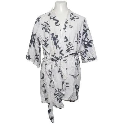 Kimono (Weiß, Schwarz) von Whitby Baumwolle