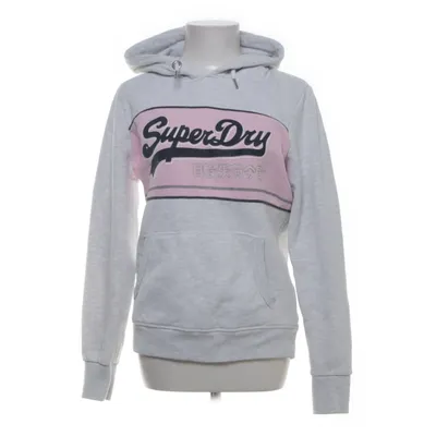 Sweat à capuche (Gris, Rose) de Superdry Coton, Polyester
