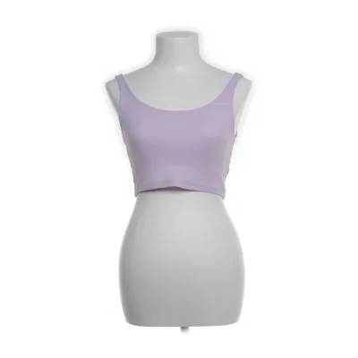 Crop top (Lila) från Monki Bomull, Elastan