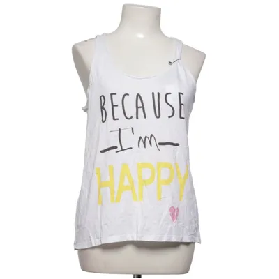Tank Top (White, Multicolored) from Undiz Cotton, Modal