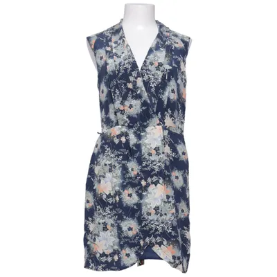 Omlottklänning (Blå, Flerfärgad) från Oasis Polyester, Silke