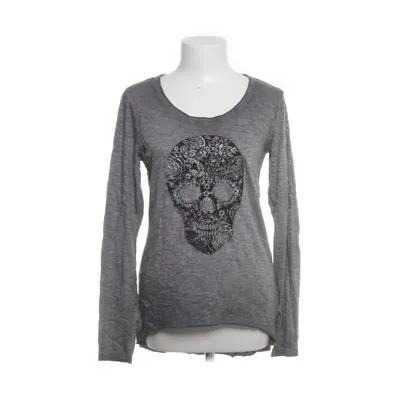 Long sleeve T-shirt (Gray, Multicolored) from Takko Fashion Cotton
