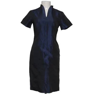 Klänning (Blå, Svart) från Getti Acetat, Polyester, Viskos