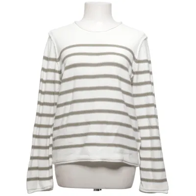 Pull-over (Blanc, Gris) de Part Two Coton biologique