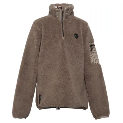 Fleecetrøje (Brun) fra Cavaliere Genanvendt polyester