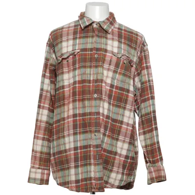 Flannel skjorte (Brun, Flerfarvet) fra Pinewood Bomuld