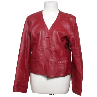 Leren jack (Rood) van Saki Leer, Polyester