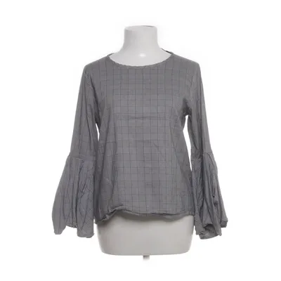 Bluse (Sort, Hvid) fra Zara Woman Bomuld, Elastan, Nylon