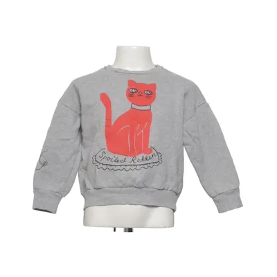 Sweatshirt (Grå, Rød) fra Mini Rodini Bomuld