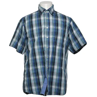 Kortärmad skjorta (Blå, Vit, Grön) från Jacks Bomull, Polyester