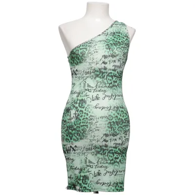 Robe (Vert, Noir, Multicolore) de L&S Coton, Élasthane