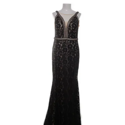 Robe de cocktail (Noir, Beige) de Altanight