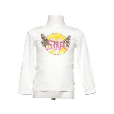 T-shirt à manches longues (Blanc, Multicolore) de Billieblush Coton