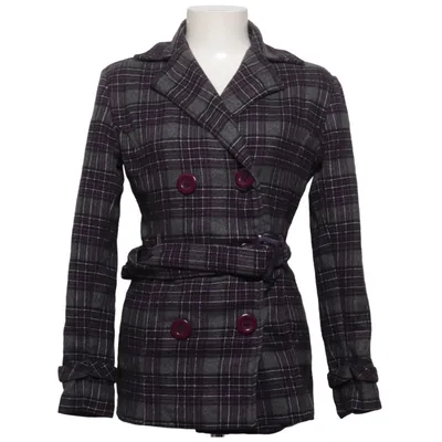 Jacket (Gray, Purple) from Vibe Polyamide, Polyester, Wool