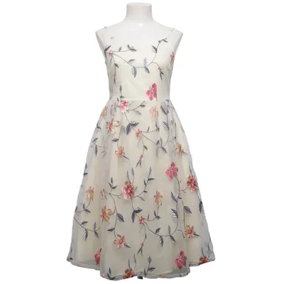 Dress (Beige, Multicolored) from Dolly & Delicious Polyester
