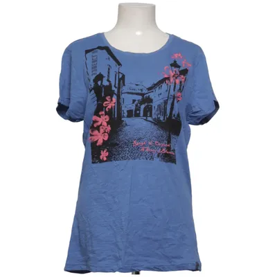 T-shirt (Blue, Multicolored) from Blue Wear Cotton