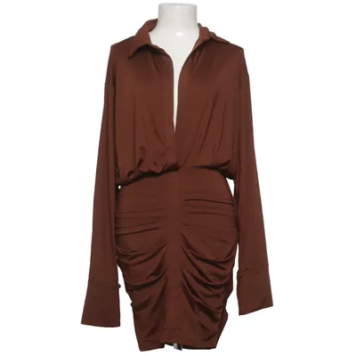 Robe chemise (Marron) de Fashion Nova Élasthane, Polyester