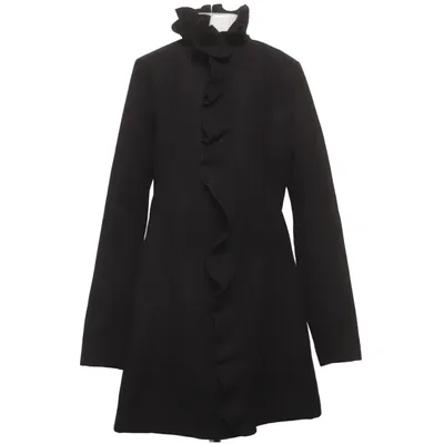 Manteau (Noir) de Benetton Class Élasthane, Polyester, Viscose