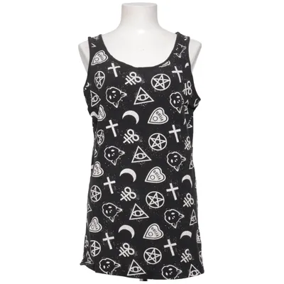 Robe (Noir, Blanc) de Gothicana by EMP Coton, Élasthane, Polyester