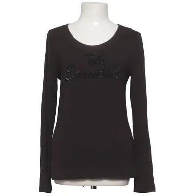 Lange mouwen shirt (Zwart) van SAND Essential Elastaan, Modal