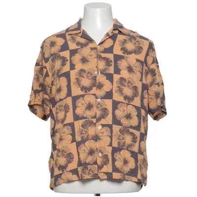 Korte mouwen shirt (Oranje, Meerkleurig) van H&M Viscose