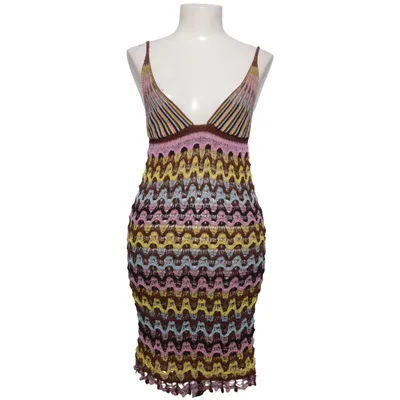 Robe de plage (Marron, Jaune, Multicolore) de Zara Coton, Polyamide