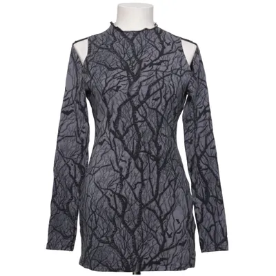 Klänning (Grå, Svart) från Killstar Bomull, Elastan