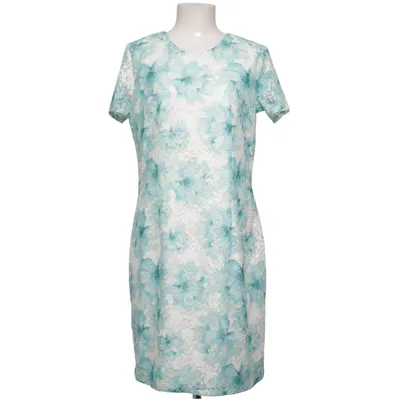 Dress (Blue, White) from Joulie Collection Polyester, Viscose