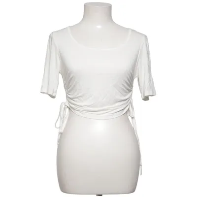 Top (Wit) van Hoss x NA-KD Elastaan, Viscose