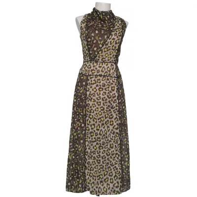 Maxi dress (Brown, Yellow, Multicolored) from Scalpers Polyester