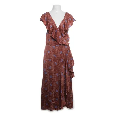 Wrap dress (Brown, Purple) from By Anthropologie Viscose