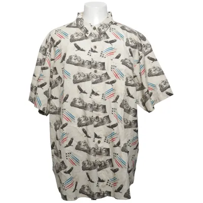 Korte mouwen shirt (USA Patriot) van Red Head Katoen