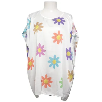 Top (Wit, Meerkleurig) van Caro Polyester, Viscose