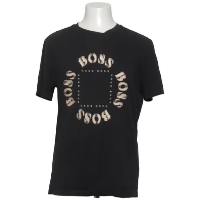 T-shirt (Zwart) van Hugo Boss Katoen, Elastaan
