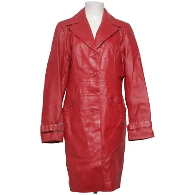 Leather coat (Red) from Kaos Leather, Polyester