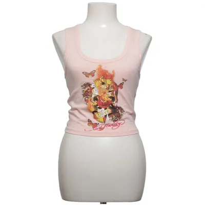 Débardeur (True To My Love Cropped Vest) de Ed Hardy Coton, Élasthane