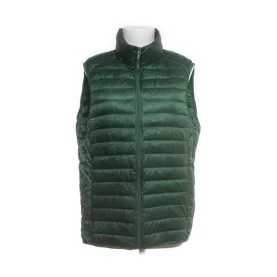Down vest (Green) from Uniqlo Nylon, Down
