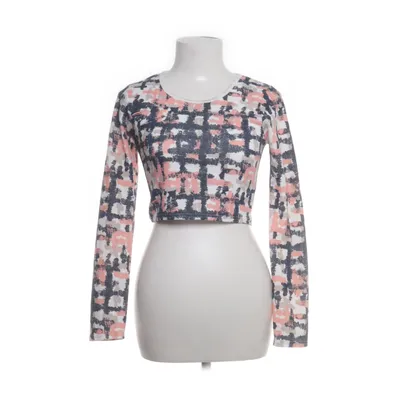 Crop top (Blue, Multicolored) from Cherry Couture Elastane, Polyester
