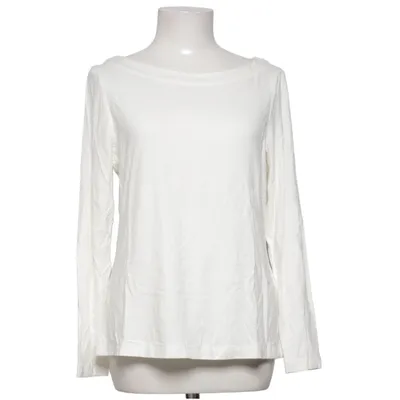 Långärmad t-shirt (Vit) från Dunnes Elastan, Viskos