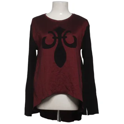 Lange mouwen shirt (Rood, Zwart) van DesignWerket Katoen, Elastaan, Metallvezel, Polyester, Viscose