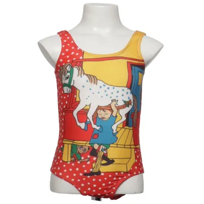Baddräkt (Röd, Flerfärgad) från Pippi Långstrump