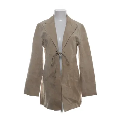 Läderjacka (Beige) från Wet Seal Skinn, Polyester