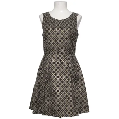 Jurk (Zwart, Beige) van Maria Westerlind Acryl, Katoen, Polyester