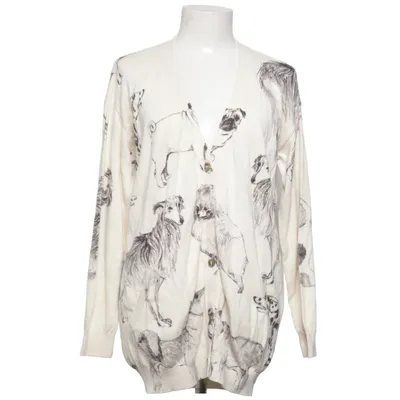 Cardigan (Wit, Zwart) van Moth Katoen, Viscose