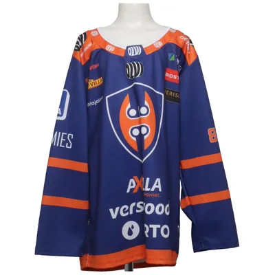 Maillot de hockey (Bleu, Orange, Blanc) de Karen Polyester