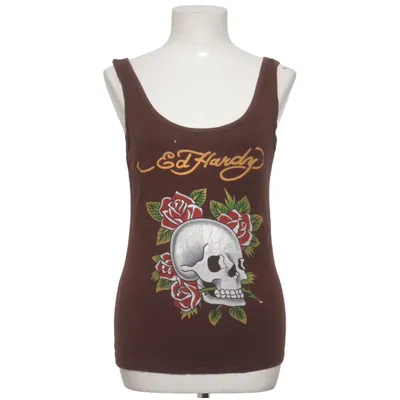 Débardeur (Marron) de Ed Hardy by Christian Audigier Coton