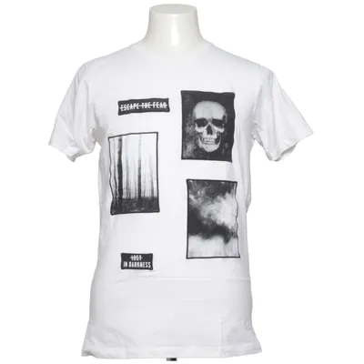 T-shirt (Wit, Zwart) van Smog Katoen