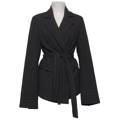 Blazer (Grå) fra Hoss x NA-KD Elastan, Polyester, Viscose