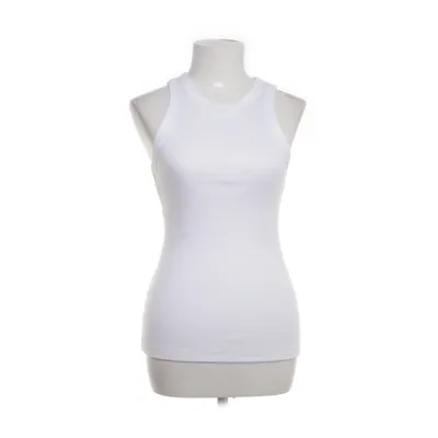 Tanktop (Wit) van H&M Basic Katoen, Elastaan