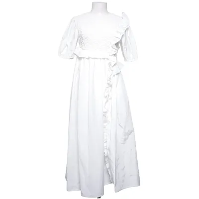 Klänning (Vit) från Cecilie Bahnsen Bomull, Elastan, Polyamid, Återvunnen polyester